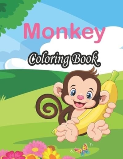 Cover for Tech Nur Press · Monkey Coloring Book (Paperback Bog) (2021)