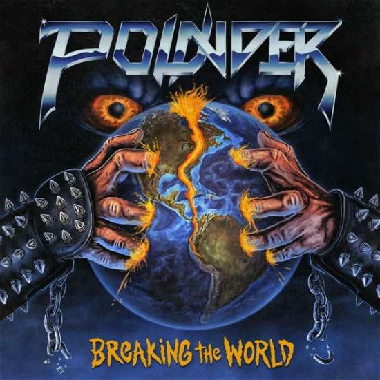 Cover for Pounder · Breaking the World (Blue+orange Vinyl) (LP) (2021)