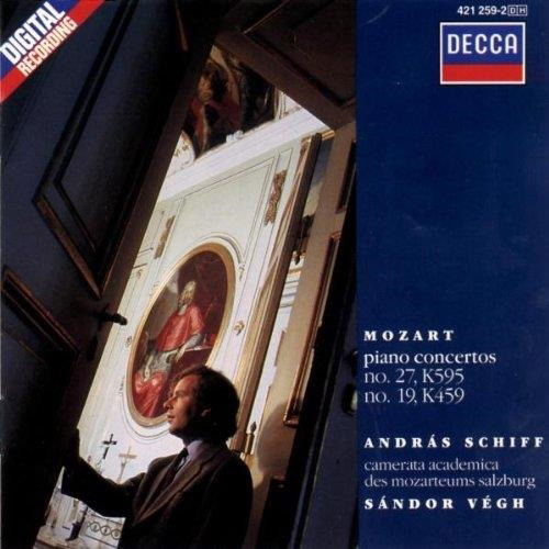 Piano Concertos Nos. 27 K 595 - 19 K 459 - Schiff Andras / Camerata Academica / Mozarteums Salzburg / Vegh Sandor - Música - DECCA - 0028942125926 - 5 de agosto de 1989