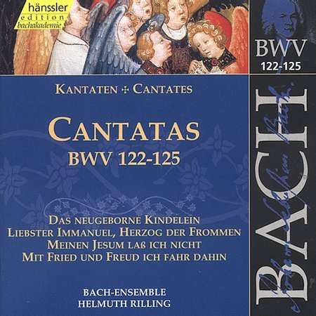 Cover for Bach / Gachinger Kantorei / Rilling · Sacred Cantatas Bwv 122-125 (CD) (2000)