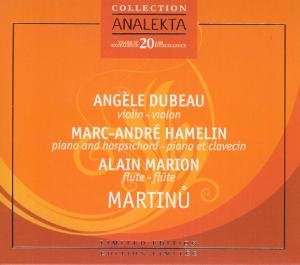 Cover for Martinu / Dubreau / Marion / Hamelin · Chamber Music (CD) [Ltd edition] [Digipak] (2008)