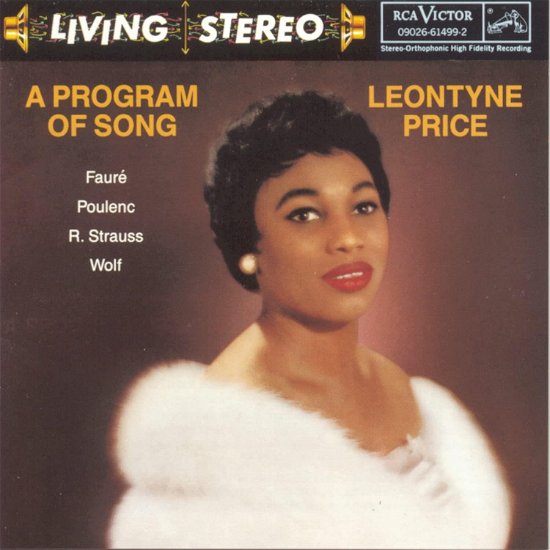 Program of Song - Leontyne Price - Musik -  - 0090266149926 - 30. april 2009