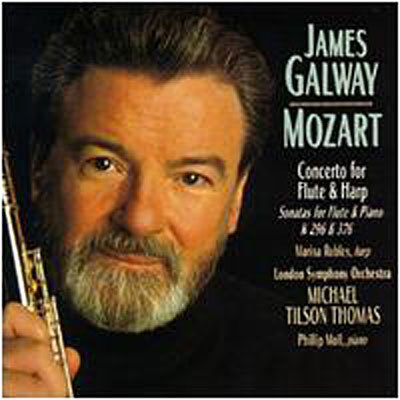 Cover for Mozart / Galway / Robles / Thomas / Lso · Flute &amp; Harp Concerto (CD) (1993)