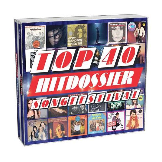 Cover for Top 40 Hitdossier · Top 40 Hitdossier - Songfestiv (CD) (2020)