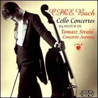 Cover for Bach,c.p.e. / Strahl / Concerto Avenna / Mysinski · Cello Concertos Wq 170 171 &amp; 172 (CD) (2000)