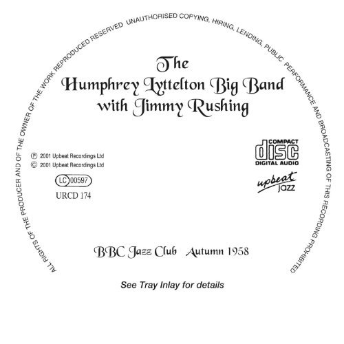 With Jimmy Rushing - Humphrey Lyttelton - Muziek - RSK - 0604388727926 - 4 augustus 2016