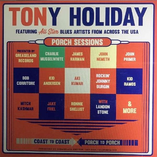 Cover for Tony Holiday · Porch Sessions (CD) (2019)