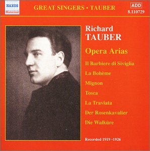 Opernarien Vol.1 - Richard Tauber - Music - Naxos Historical - 0636943172926 - June 10, 2002