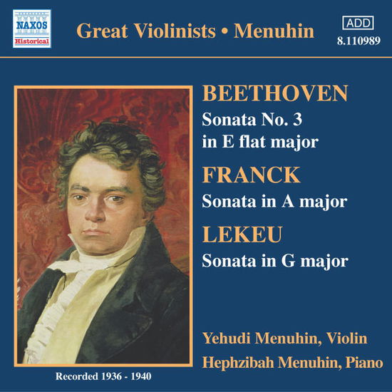 Sonata No.3/in a Major/g Major - Beethoven - Musik - NAXOS - 0636943198926 - 27. Juni 2005