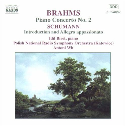 Piano Concerto No 2 / Introduction & Allegro - Brahms / Schumann / Biret / Lapinski / Wit - Musikk - NAXOS - 0636943408926 - 21. august 2001