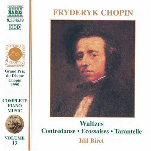 Waltzes (complete) 3 Nouv - Frederic Chopin - Musik - NAXOS - 0636943453926 - 26 mars 1993