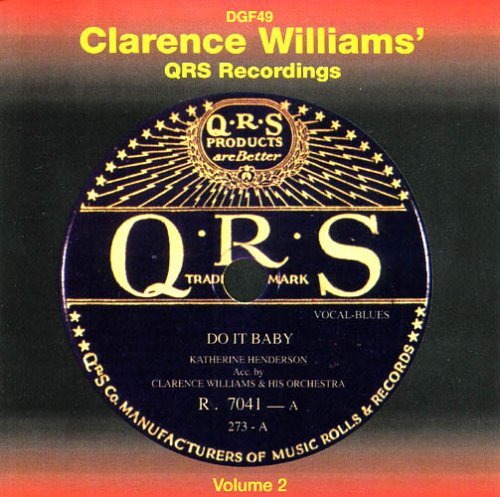 Cover for Clarence Williams · Qrs Recordings 2 (CD) (2003)