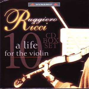 Cover for Ruggiero Ricci · Life for the Violin (CD) [Box set] (2002)