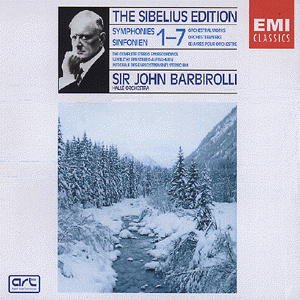 Cover for Sibelius Jean · Barbirolli John - Halle Orchestra - Symphonien 1-7 (CD) [Sibelius edition] (2000)