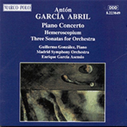 Cover for Abril / Gonzalez · 3 Sonatas for Orchestra (CD) (1995)