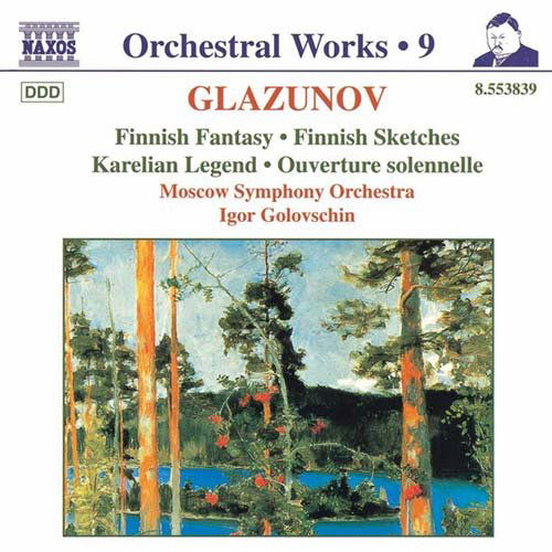 Orchestral Works Vol.9 - Alexander Glazunov - Music - NAXOS - 0730099483926 - March 25, 1999