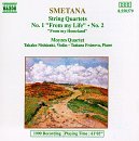Cover for Smetana / Moyzes Quartet · String Quartets 1 &amp; 2 / from My Homeland (CD) (1994)