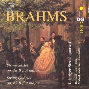 String Sextet Op 18 B Flat Major / String Quartet - Brahms / Rohde / Sanderling - Música - MDG - 0760623096926 - 27 de junho de 2000