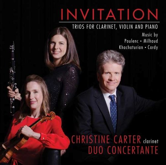 Invitation: Trios for Carinet Violin & Piano - Carter,christine & Duo Concertante - Musik - MARQUIS RECORDS - 0774718148926 - 8. März 2019