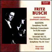 Busch Conducts Haydn & Mozart - Haydn / Mozart / Danish Rso / Busch - Music - GUILD - 0795754233926 - October 14, 2008