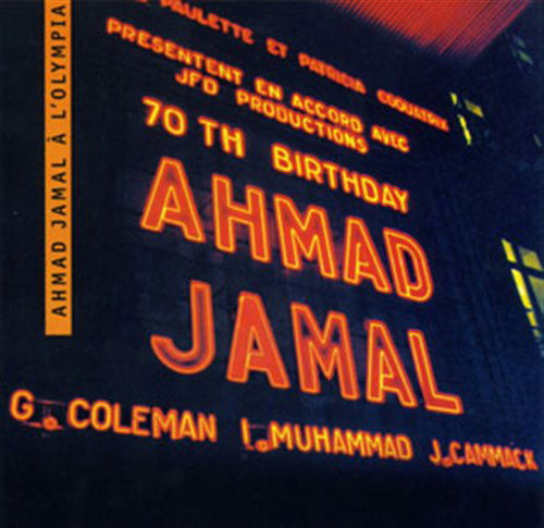 Cover for Ahmad Jamal · A l'olympia (CD) (2017)