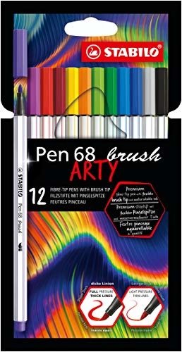 Cover for Stabilo · STABILO Pen 68 Brush ARTY Viltstiften Etui 12st. (Legetøj)