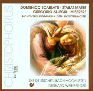 Cover for Deutschen Bach-Vocalisten · Stabat Mater / Miserere / Mot (CD) (2000)