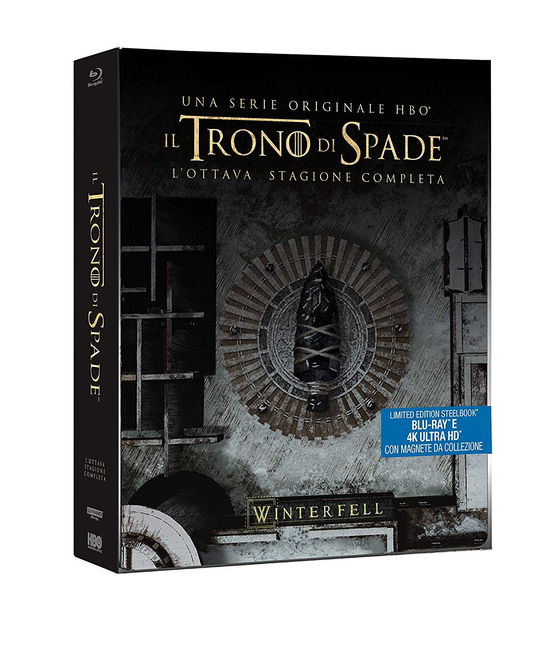 Trono Di Spade (Il) - Stagione 08 (3 Blu-ray 4k Ultra Hd+3 Blu-ray) - Sean Bean,james Cosmo,charles Dance,ramin Djawadi,iain Glen,julian Glover,lena Headey,peter Vaughan - Films - HBO - 5051891170926 - 4 décembre 2019