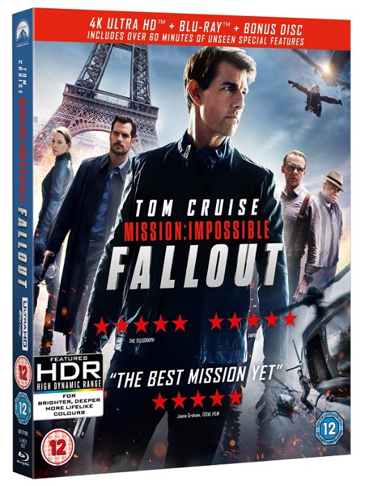 Cover for Mission: Impossible · Mission Impossible 6 - Fallout (4K UHD Blu-ray) (2018)
