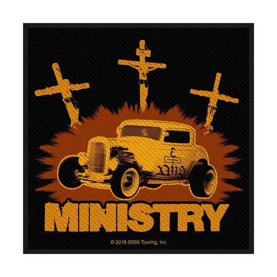 Ministry Standard Woven Patch: Jesus Built My Hotrod - Ministry - Koopwaar - PHD - 5055339788926 - 19 augustus 2019