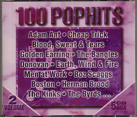 Cover for 100 Pophits Volume 2 · 100 Pop Hits Volumae 2-v/a (CD)