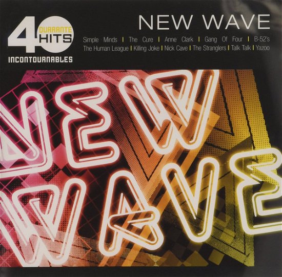 Cover for 40 Hits Incontournables · New Wave (CD) (2012)