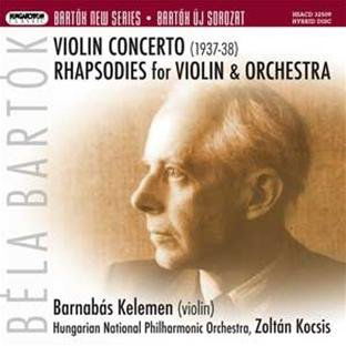 Rhapsodies For Violin & Orchestra - B. Bartok - Música - HUNGAROTON - 5991813250926 - 6 de dezembro de 2010