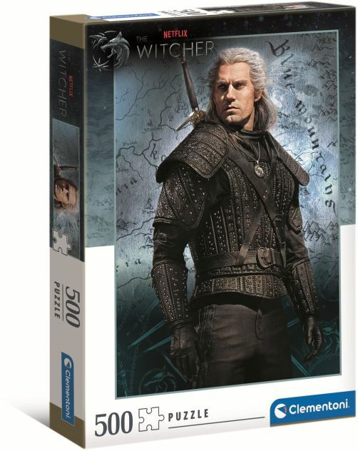 Cover for Clementoni · 35092 - Jigsaw Puzzle The Witcher - Made In Italy - Jigsaw Puzzle For Adult 500 (Toys)