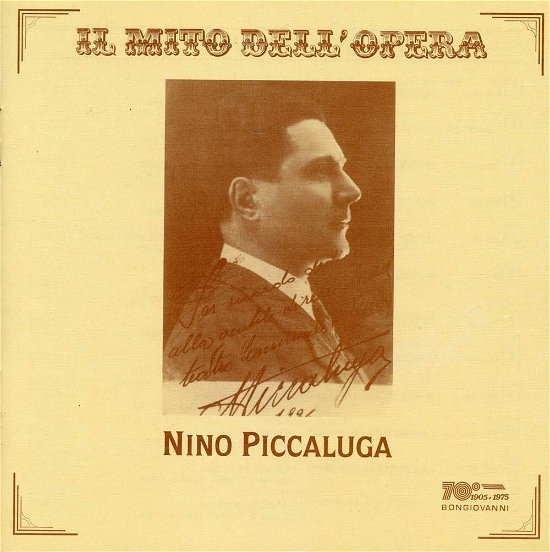 Cover for Nino Piccaluga · Opera Arias (CD) (1996)