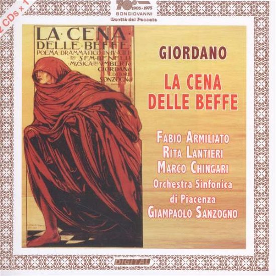 Cover for Giordano,umberto / Chingari,marco / Mazzini,guido · Umberto Giordano: La Cena Delle Beffe (CD) (2016)