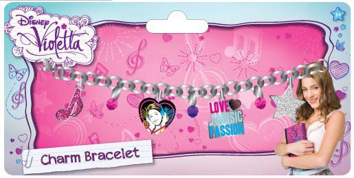Disney: Violetta - Bracelet With Metal Charms - Joy Toy - Koopwaar - Joy Toy - 8058150651926 - 