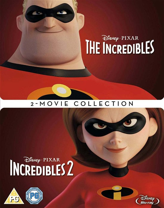 Cover for Incredibles 1 &amp; 2 · The Incredibles / The Incredibles 2 (Blu-ray) (2018)