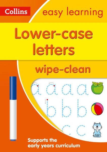 Cover for Collins Easy Learning · Lower Case Letters Age 3-5 Wipe Clean Activity Book: Ideal for Home Learning - Collins Easy Learning Preschool (Paperback Book) [Edition edition] (2017)