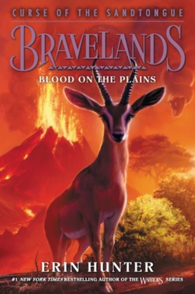 Cover for Erin Hunter · Bravelands: Curse of the Sandtongue #3: Blood on the Plains - Bravelands: Curse of the Sandtongue (Hardcover bog) (2022)