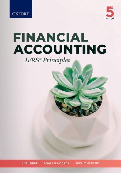 Cover for Financial accounting: IFRS Principles (Paperback Book) [5 Revised edition] (2020)