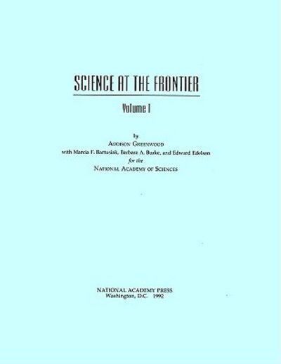 Cover for National Academy of Sciences · Science at the Frontier (Hardcover Book) (1992)