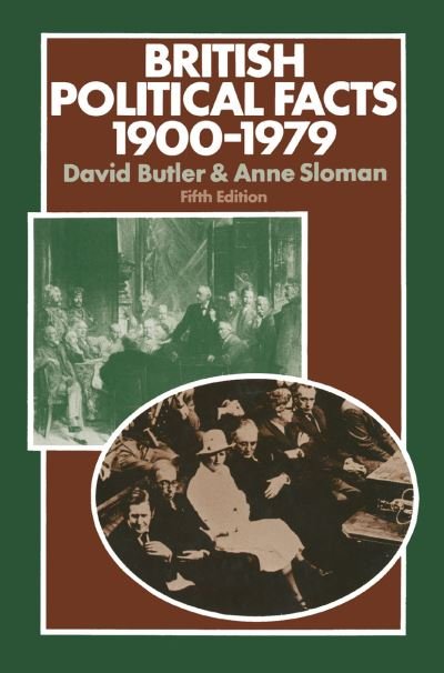 Cover for David Butler · British Political Facts 1900-1979 (Taschenbuch) [5 Revised edition] (1980)