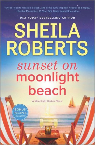 Cover for Sheila Roberts · Sunset on Moonlight Beach A Moonlight Harbor Novel (Hardcover Book) (2021)