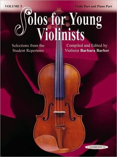 Suzuki solos for young violinist 5 - Barber - Books - Notfabriken - 9780874879926 - February 1, 1997
