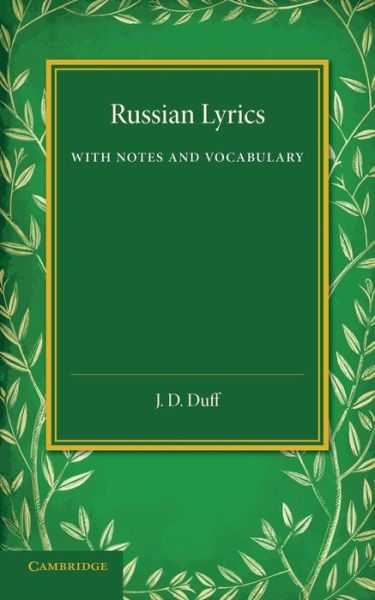 Cover for J D Duff · Russian Lyrics: With Notes and Vocabulary (Paperback Book) (2014)