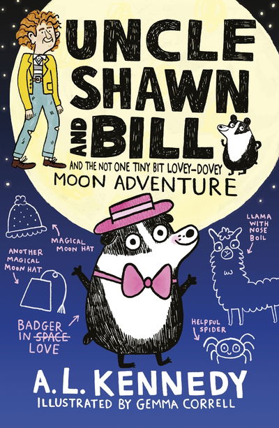 Cover for A. L. Kennedy · Uncle Shawn and Bill and the Not One Tiny Bit Lovey-Dovey Moon Adventure - Uncle Shawn (Paperback Book) (2020)