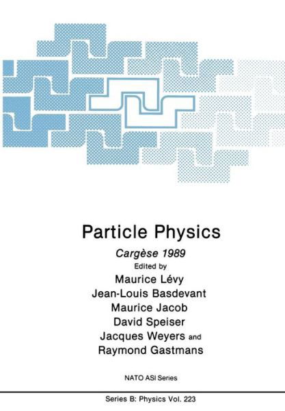 Cover for Maurice Levy · Particle Physics: Cargese 1989 - NATO Science Series B (Taschenbuch) [Softcover reprint of the original 1st ed. 1990 edition] (2012)