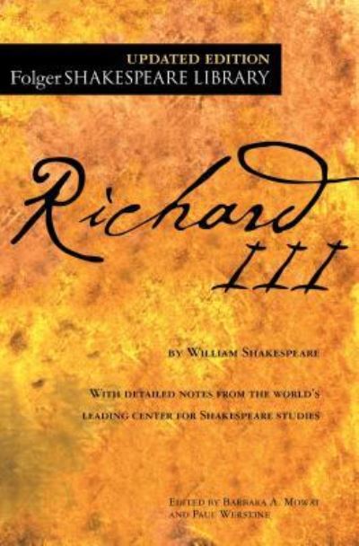 Cover for William Shakespeare · Richard III - Folger Shakespeare Library (Paperback Bog) (2018)