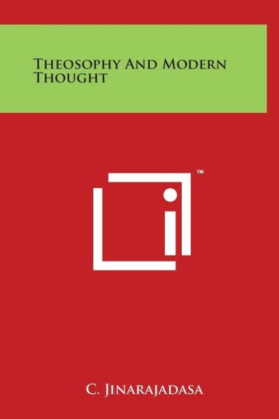 Cover for C Jinarajadasa · Theosophy and Modern Thought (Hardcover Book) (2014)